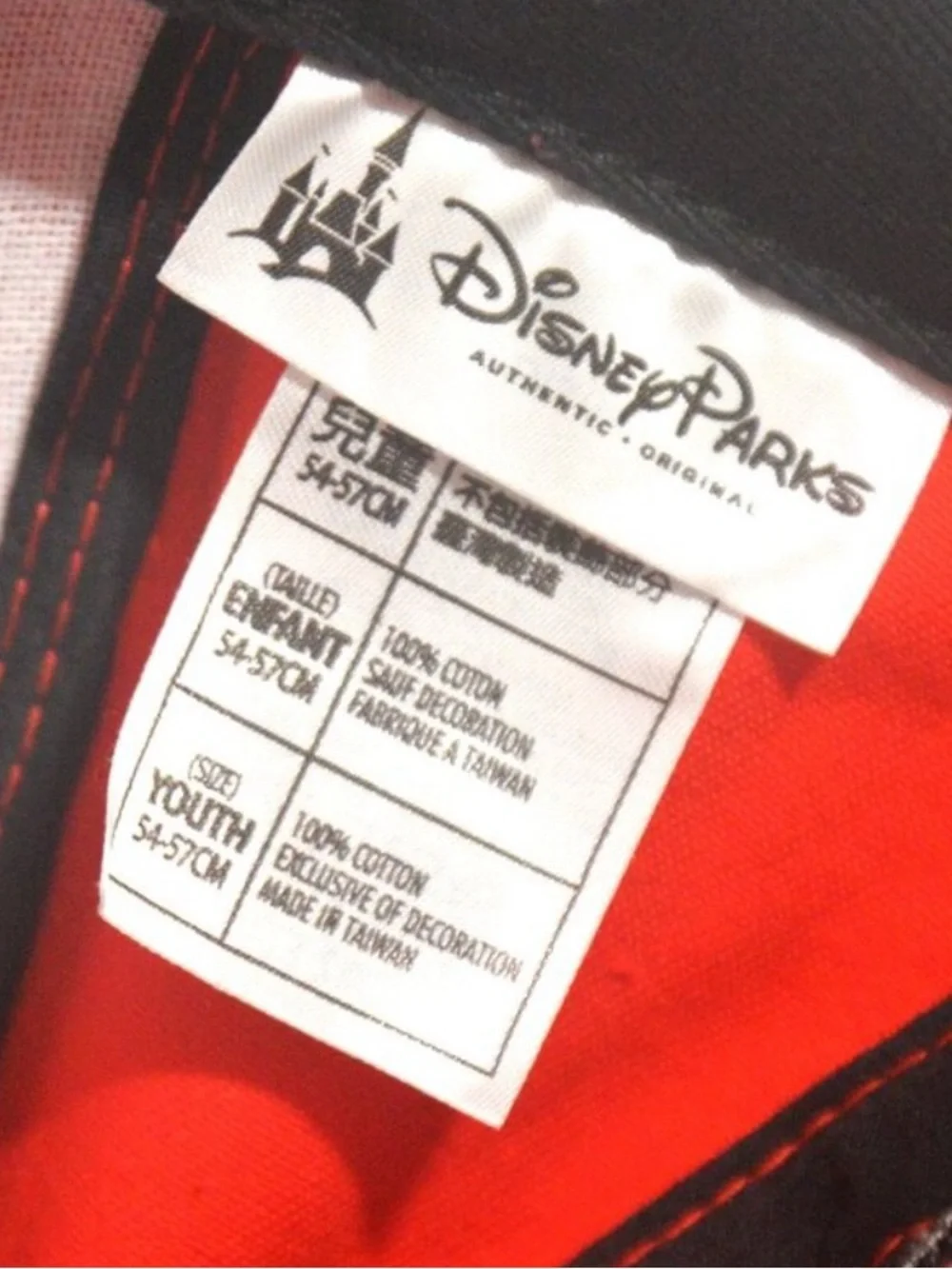 MINNIE MOUSE BASEBALL CAP with EARS YOUTH DISNEY PARKS